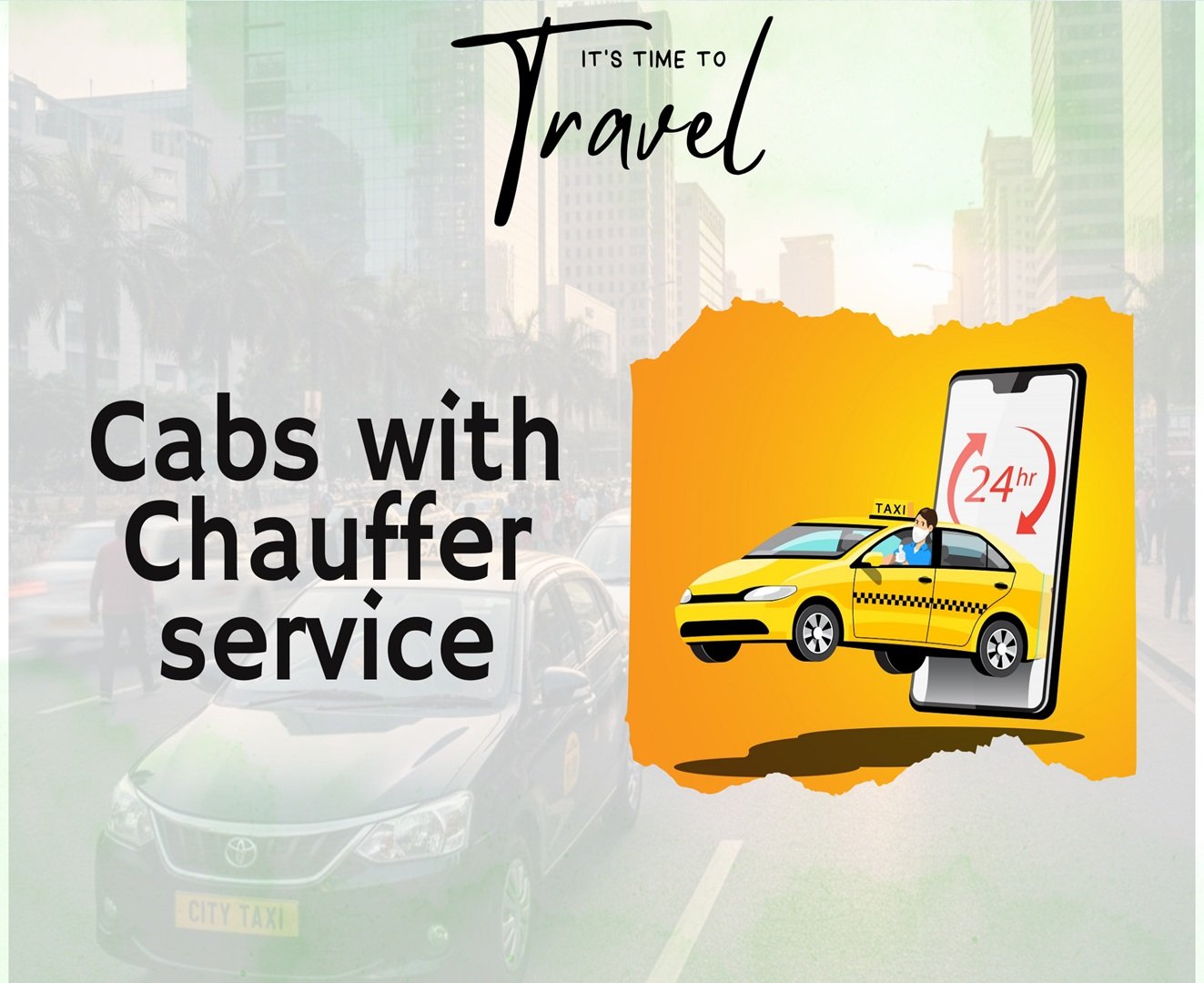 “Cab with chauffeur service – safe, comfortable taxi rides with professional drivers for city and outstation travel.”