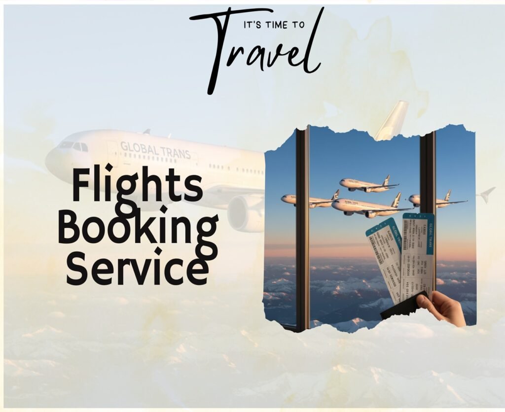 “Flight Booking Service – Cheapest Domestic & International Air Tickets” “Flight booking service – affordable domestic and international airline tickets with easy travel planning.”